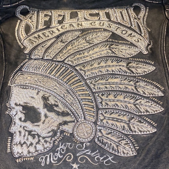 NWT Affliction Full Measure Leather Jacket. - Picture 11 of 11